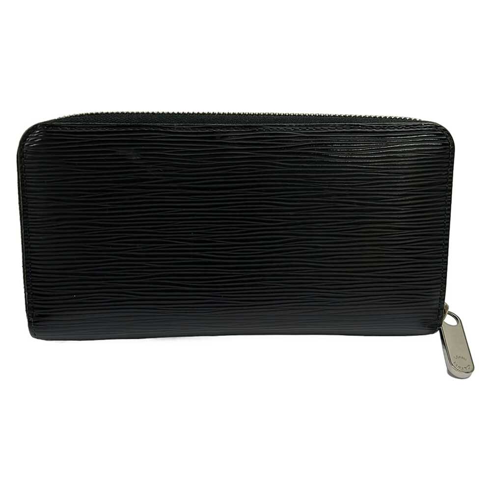 Louis Vuitton Zippy Wallet Epi Long Wallet M60072 Noir Silver Hardware - Picture 2 of 8